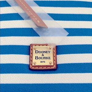NWT - Dooney & Bourke Nautical Blue and White Crossbody Bag